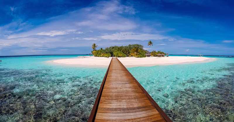 Kenyan coastal beach